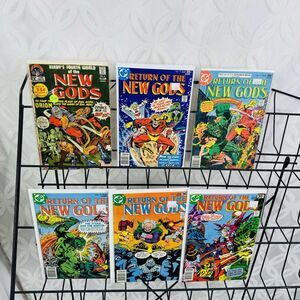 Return of The New Gods 4 12 13 16-18‎ Lot Vs Darkseid Esak Bronze Age